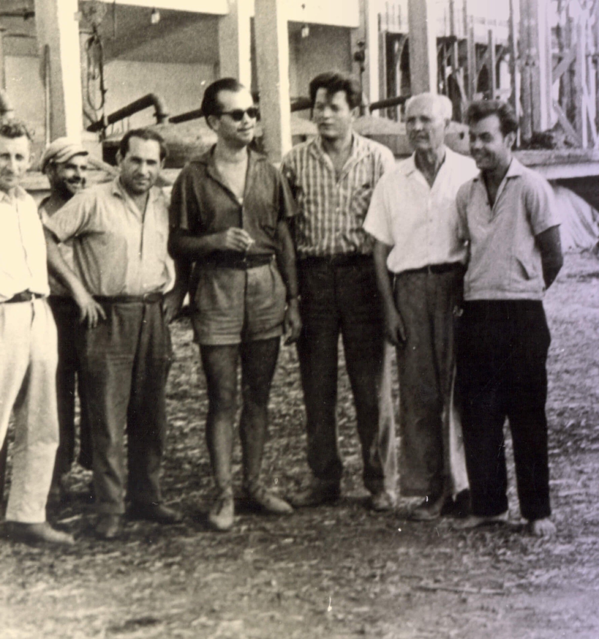 The founding crew in Shumen in the early years